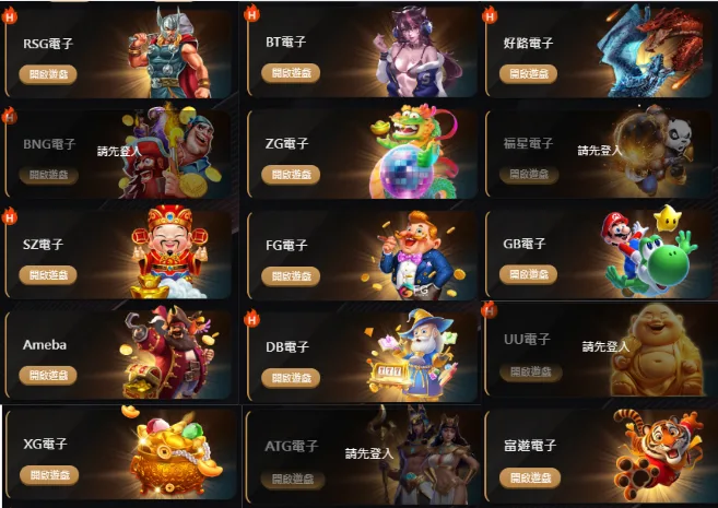 SZ娛樂城電子老虎機系統