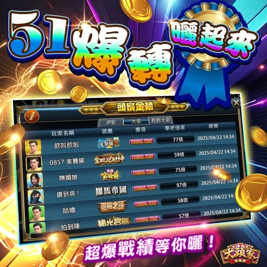 大頭家娛樂城優惠：51爆爆 曬起來