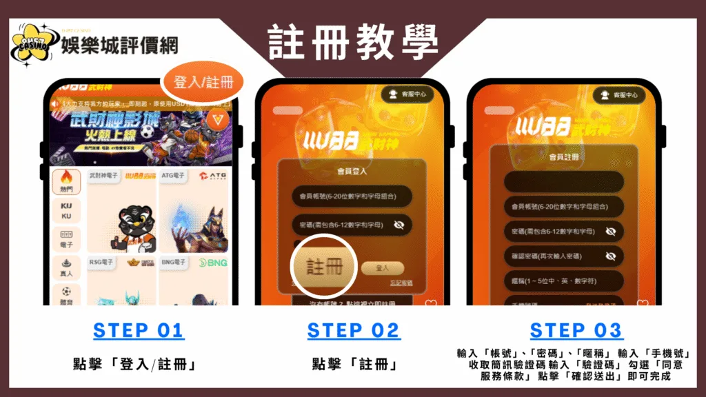 武財神娛樂城註冊教學
