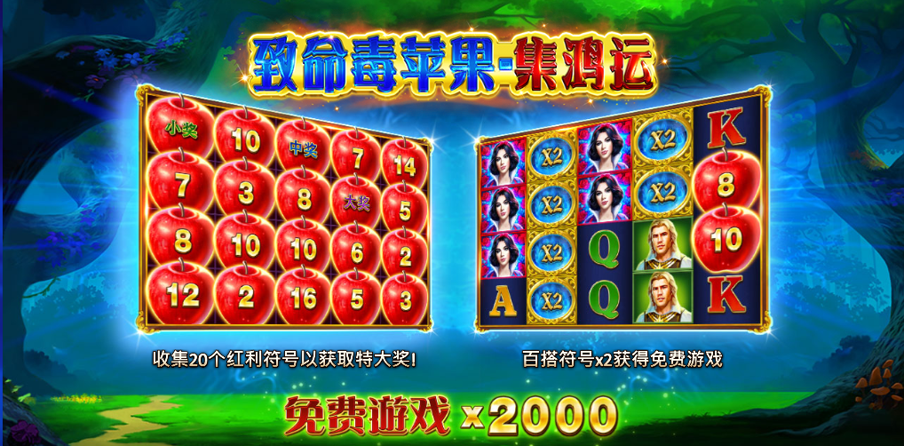 毒蘋果一直製作到第三代是知名的系列老虎機